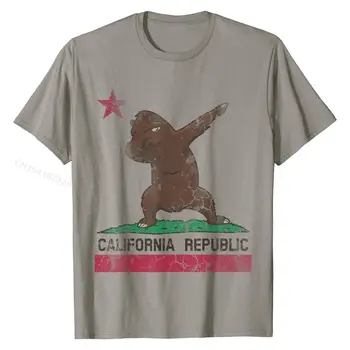 Футболка с флагом Республики Калифорния, подарочные футболки, дизайн простой хлопковой футболки Geek для взрослых