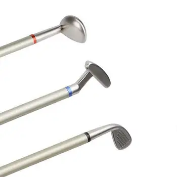 3шт Гольф шариковые ручки уникальный творческий забавные мини-клюшки для гольфа ручки для гольф-клуба реквизит парень канцелярские товары-Гольф подарки