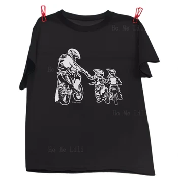 Крутая мужская футболка Cool Dad Dirt Bike в подарок гонщику на мотокроссе, отцу и сыну-байкеру на День отца, страсть ко Дню отца, изготовленная на заказ