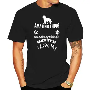Мужская футболка Better I Love My Dog Saint Bernard Dog L футболки Женская футболка