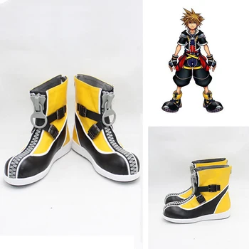 Kingdom Hearts II Sora Косплей Обувь Для Вечеринки в честь Хэллоуина Необычные Ботинки на заказ