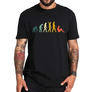 Футболка Funny Book Read Evolution, Винтажная футболка для любителей чтения, короткий рукав Для мужчин И женщин, повседневные хлопковые летние футболки
