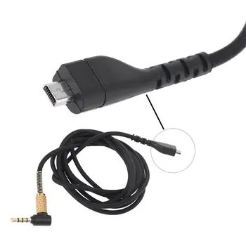 Съемный кабель для наушников с шумоподавлением Длиной 1,5 м и 3,5 мм, чистый звук, удобный для Arctis 3 5 7 9X 51BE