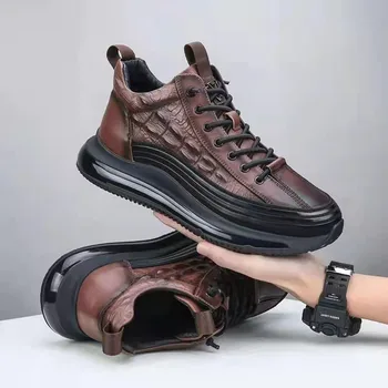 Мужские кроссовки 2023 Весна-осень, легкая дышащая спортивная обувь для бега на открытом воздухе, Удобная спортивная обувь для отдыха на шнуровке, мужская вулканизированная обувь