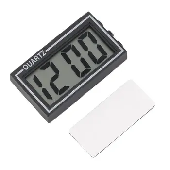 Черный пластиковый цифровой ЖК-стол небольшого размера, приборная панель автомобиля, Дата, Время, календарь, Маленькие часы с функцией календаря TS-CD92