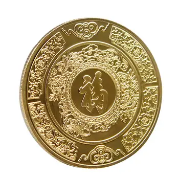 2024 Новый Год Дракона Памятные Монеты Китайский Зодиак, Расписанные металлом Предметы коллекционирования Памятные монеты с Зодиакальным Драконом