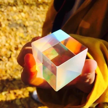 Прозрачное оптическое стекло K9 X-cube, Люстра, объектив, куб, Хрустальное стекло, Хрустальный куб для украшения фотографий, Домашний декоративный куб