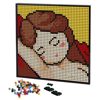 2488 шт. Пиксельная художественная роспись для комнаты, знаменитый портрет Спящей Венеры, Мозаика, рамка для поделок из строительных блоков, Идеи игрушек для подарков