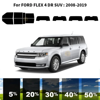 Предварительно Обработанная нанокерамика car UV Window Tint Kit Автомобильная Оконная Пленка Для FORD FLEX 4 DR SUV 2008-2019