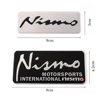 NISMO Подходит для автомобильных наклеек Nissan, новый Qijun Xuanyi, хакер Teana, модифицированные алюминиевые наклейки с металлической маркировкой nismo