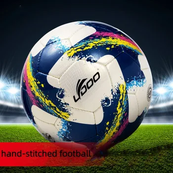 Стандартный Размер 5 Сшитых Вручную Футбольных Утолщенных Тренировочных Мячей PU для Матча Спортивной Лиги Официальный Размер 5 Футбольных Мячей для Взрослых И Молодежи