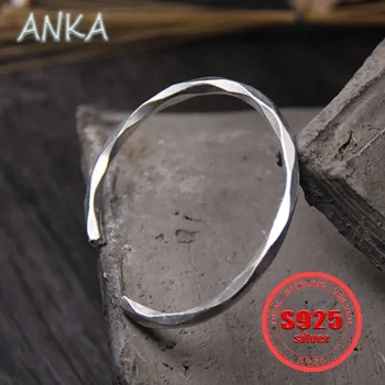 ANKA НОВЫЙ браслет из стерлингового серебра S925 для мужчин и женщин, серебряные модели ручной работы, персонализированный оригинальный твердый браслет в китайском стиле
