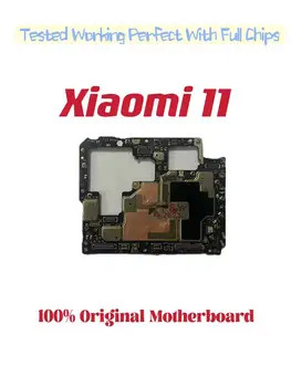 Оригинальная разблокированная основная плата для материнской платы xiaomi 11 Материнская плата разблокирована чипами, схемами, гибким кабелем