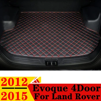 Коврик в багажник автомобиля для Land Rover Evoque 4 дВери 2015 2014 2013 2012 Плоская боковая Задняя защита груза, Ковровая подкладка, накладка для заднего багажника