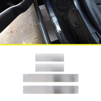 для Jeep Grand Cherokee 2011-2020, Защитная наклейка на порог, Декоративная накладка, автомобильные Аксессуары, Металл, Хром