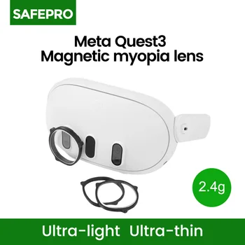 Магнитные очки для близорукости, подходящие для Meta Oculus Quest 3, индивидуальные аксессуары для виртуальной реальности с магнитной рамкой и блокировкой синего света