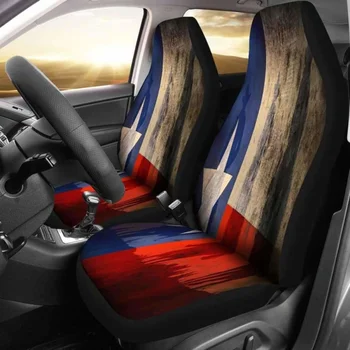 Чехлы для автокресел с флагом Техаса, потрясающие идеи подарков, комплект из 2 универсальных защитных чехлов для передних сидений