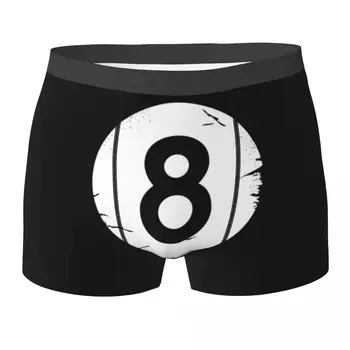 Боксерские трусы Шорты 8-ми шариковые трусики для бильярда с восемью шариками Мужское вентилируемое нижнее белье для мужчин Подарки бойфренду