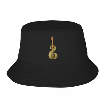 Золотая гитара, панама для мужчин и женщин, шляпы-бобы, уличные рыбацкие шляпы, Летние пляжные кепки унисекс
