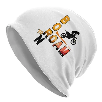 Рожденный бродить Теплая вязаная шапочка в стиле хип-хоп, осенне-зимние уличные шапочки-бини для взрослых унисекс