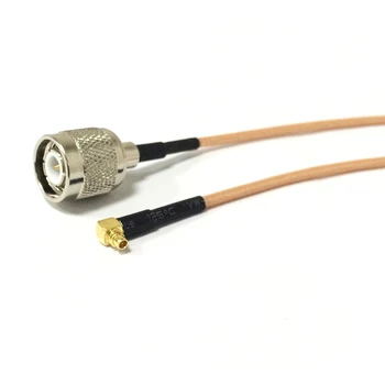 Новый модемный коаксиальный кабель TNC-штекер MMCX Прямоугольный разъем RG316 с косичкой 15 см 6 