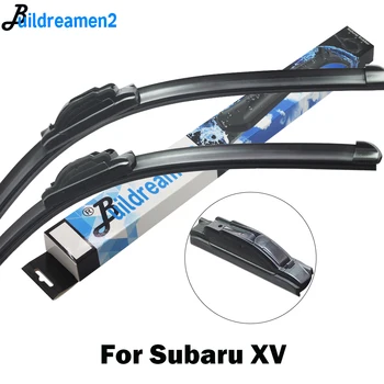 Buildreamen2 2 Х автомобильных щеток стеклоочистителя Резиновый стеклоочиститель для Subaru XV Fit Hook Arms 2011 2012 2013 2014 2015 2016 2017 2018