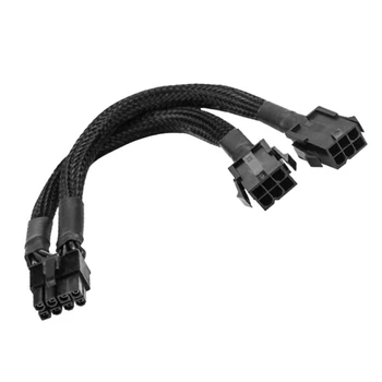 20-сантиметровый кабель питания от процессора 8 Pin к видеокарте PCI-Express, 8-контактный разъем к двойному 6-контактному разъему