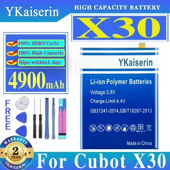 YKaiserin для CUBOT X30 Аккумулятор Аксессуар для мобильного телефона CUBOT X 30 4900 мАч
