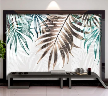 Пользовательские обои 3d современный минималистский абстрактная линия птица художественная концепция пейзаж фон стена гостиная спальня Обои