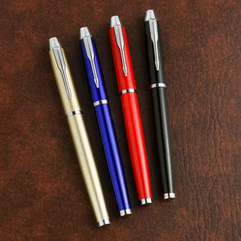 Высококачественная металлическая шариковая ручка, роскошная роликовая ручка для деловых подарков, канцелярские принадлежности для школьников, Канцелярские принадлежности