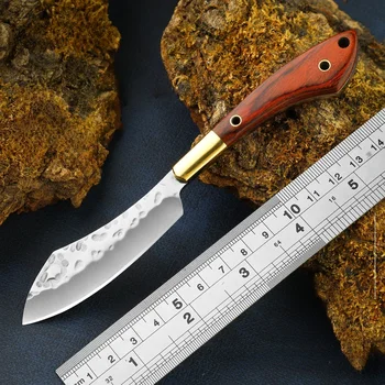 Стальной Нож Для Выживания на Открытом Воздухе из 5Cr13Mov, Портативный Нож для Самообороны для Мужчин, Военные Тактические Карманные Ножи для Охоты и Рыбалки