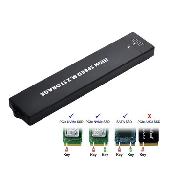 NVME M-key M.2 NGFF SATA к USB 3.0 SSD Внешний Корпус PCBA Адаптер Conveter RTL9210B Чипсет