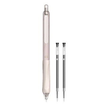Гелевые ручки многоразового использования Включают в себя 2 заправки, выдвижные гелевые ручки с нескользящей рукояткой
