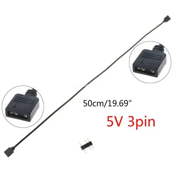 Удлинитель для передачи интерфейса 5V 3Pin, шнур-разветвитель RGB для материнской платы MSI Aura Sync Hub, прямая поставка