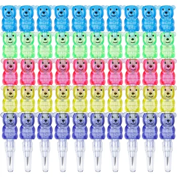Штабелируемые пластиковые карандаши-мишки Ciieeo - 10 шт. цветных карандашей для подарков на День рождения