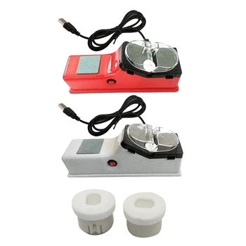 Автоматическая электрическая точилка для ножей, кухонная профессиональная USB-точилка для камня, легкая и быстрая заточка ножей-ножниц в домашних условиях