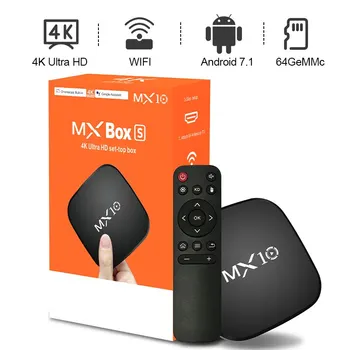 Transpeed Android 7,1 TV Box 2,4 G Wifi Allwinner PK3228 8 гб Rom Медиаплеер Youtube Mxq Pro 4k Телеприставка Smart TV Box EU US UK