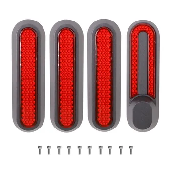 Светоотражающая Защитная Оболочка для Электрического Скутера Xiaomi Mi M365/PRO/1S/Essential Scooter Задняя Крышка Ступицы Заднего Колеса Красный