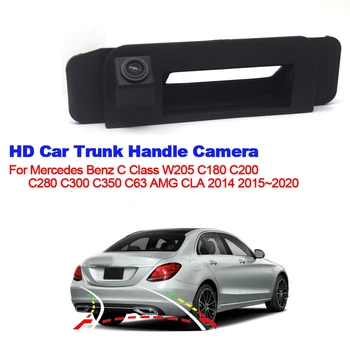 CCD HD Ручка Багажника Автомобиля Камера Заднего Вида Для Mercedes Benz C Class W205 C180 C200 C280 C300 C350 C63 AMG CLA 2014 2015 ~ 2019 2020