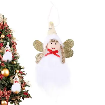 Милые подвески с рождественскими ангелами, Украшения для рождественской елки 2022, Новогодние Рождественские подарки Navidad, Рождественские украшения