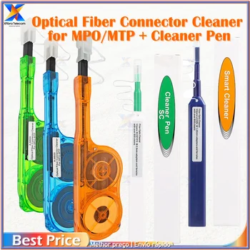 Инструмент для очистки оптического волокна MPO, 3 в 1, MTP, Ручка для очистки в один клик, Инструмент Для очистки Адаптера Волоконно-оптического разъема