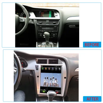 Android12 6 + 128 Г Тесла для Audi A4 A4L A5 2009-2012 Android Автомагнитола Стерео Мультимедийный плеер GPS Навигатор Сенсорный экран головное устройство
