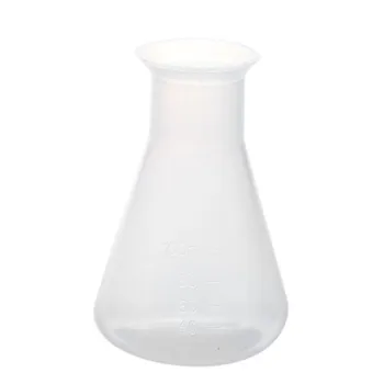 2 шт./лот, 50-1000 мл, Прозрачная Белая пластиковая лабораторная химическая коническая колба для хранения, бутылка