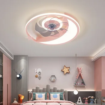 Современные декоративные светодиодные потолочные светильники Вентилятор для люстры Потолочный вентилятор для спальни со светодиодной подсветкой И потолочные вентиляторы со светодиодной подсветкой