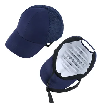 Каска для защиты головы в спецодежде с 6 отверстиями, защитный защитный шлем, Внутренняя оболочка из АБС-пластика, бейсбольная шляпа в защитном стиле