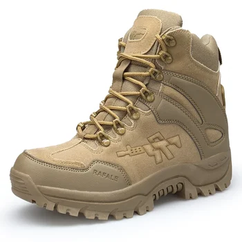 Брендовые тактические военные армейские ботинки Мужские из натуральной кожи Армии США для охоты, треккинга, кемпинга, альпинизма, Зимняя Рабочая обувь, ботинок
