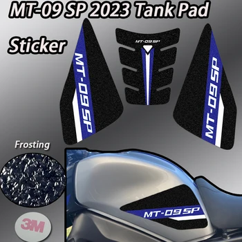 Защитная накладка для бака мотоцикла, Кожаная наклейка с глазурью, Отличительные знаки, Аксессуары для YAMAHA MT09SP MT-09 SP MT09 SP 2023 года выпуска