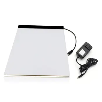 1 комплект светодиодной доски для рисования с тонким художественным трафаретом Light Box Tracing Drawing Board NEW