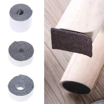 100 см/ рулон Самоклеящийся войлочный коврик для мебельных ножек, Самоклеящийся нескользящий коврик, защита пола, износостойкий стол