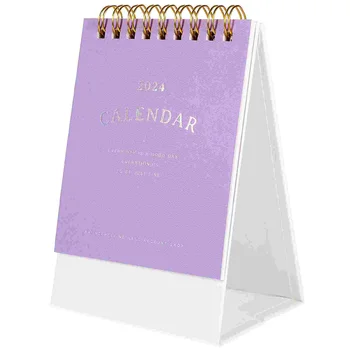 Настольный календарь, маленькие стационарные настольные календари с откидной крышкой, Портативное Ежедневное планирование, ежемесячный календарь для украшения домашнего офиса